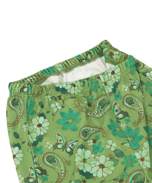 anap mimpi（アナップミンピ）の「レトロ フラワー ワッフル フレア 裾メロウ パンツ（その他パンツ・レディース・ミント/オレンジ・FREE）」の11枚目の写真