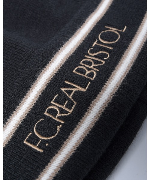 F.C.Real Bristol（エフシーレアルブリストル）の「NEW ERA SUPPORTER KNIT CAP（ニットキャップ/ビーニー・メンズ・ブラック/ライトブルー・FREE）」の4枚目の写真
