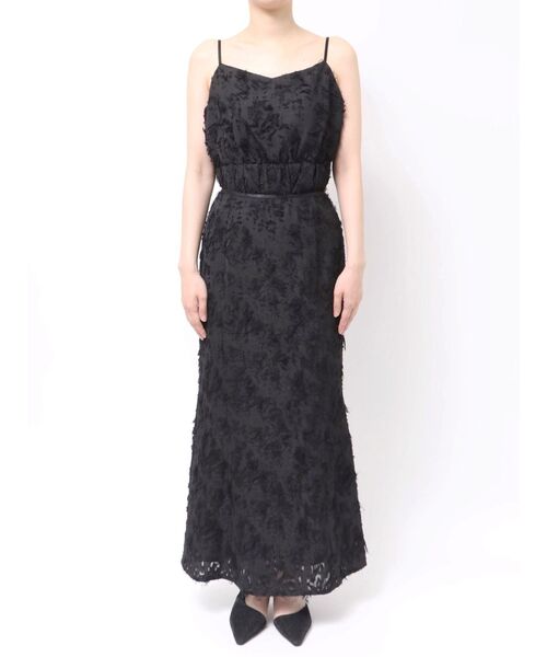 LAGUNAMOON（ラグナムーン）の「カットジャガードナロースカート（スカート・レディース・ブラック/アイボリー・SMALL/MEDIUM）」の12枚目の写真