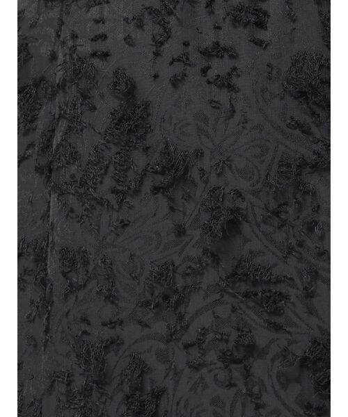 LAGUNAMOON（ラグナムーン）の「カットジャガードナロースカート（スカート・レディース・ブラック/アイボリー・SMALL/MEDIUM）」の4枚目の写真