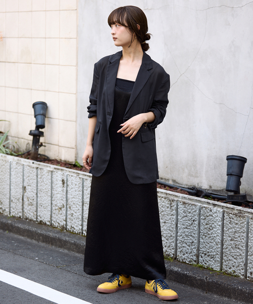 SLOBE IENA（スローブイエナ）の「VINTAGE VIYELLA ジャケット（テーラードジャケット・レディース・ベージュ/ブラック・FREE）」の19枚目の写真