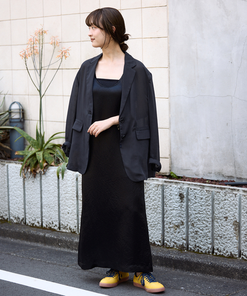 SLOBE IENA（スローブイエナ）の「VINTAGE VIYELLA ジャケット（テーラードジャケット・レディース・ベージュ/ブラック・FREE）」の20枚目の写真
