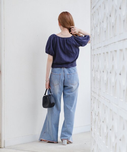 トップス kastane セール】【2WAY】ケーブルカットトップス（Tシャツ/カットソー