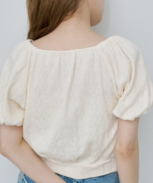 トップス kastane セール】【2WAY】ケーブルカットトップス（Tシャツ/カットソー