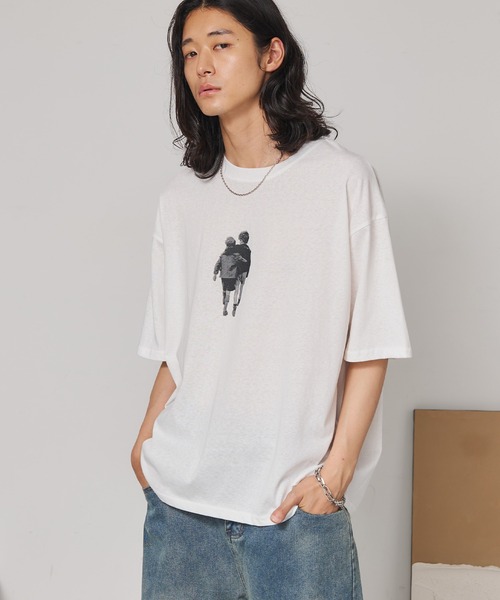 SEN TOKYO（セントーキョー）の「アソートグラフィックTシャツ（Tシャツ/カットソー・メンズ・ホワイト/ブラック/ホワイト系その他/ブラック系その他/ホワイト系その他2/ホワイト系その他3/ホワイト系その他4/ホワイト系その他5/ブラック系その他2/ブラック系その他3/ブラック系その他4/ブラック系その他5・FREE）」の6枚目の写真