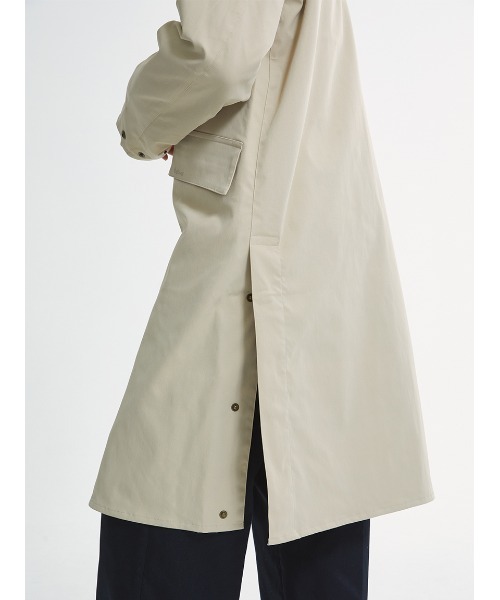 Barbour（バブアー）の「【CALDBECK / カルドベック】 ノンワックス コート"Japan Exclusive"（ステンカラーコート・レディース・ブラック/ライトベージュ/カーキ・SMALL/MEDIUM/LARGE）」の21枚目の写真