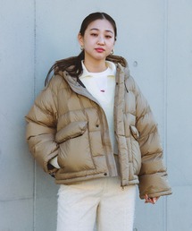 【WEB限定】Gymphlex / フード ダウン ジャケット