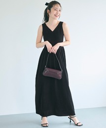 coca（coca）（コカ）の「Vネックニットドレス（ワンピース）」