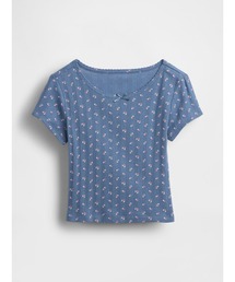 GAP｜ギャップのTシャツ/カットソー（花柄・ボタニカル柄）通販