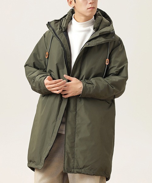 rehacer（レアセル）の「rehacer : Wind Down Mods Coat（モッズコート・メンズ・アーミー/ブラック・SMALL/MEDIUM/LARGE）」の5枚目の写真