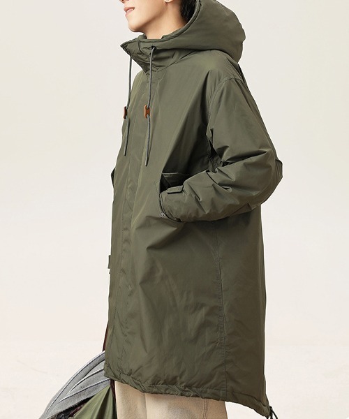 rehacer（レアセル）の「rehacer : Wind Down Mods Coat（モッズコート・メンズ・アーミー/ブラック・SMALL/MEDIUM/LARGE）」の6枚目の写真