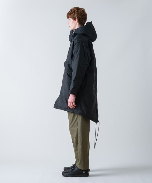 rehacer（レアセル）の「rehacer : Wind Down Mods Coat（モッズコート・メンズ・アーミー/ブラック・SMALL/MEDIUM/LARGE）」の20枚目の写真