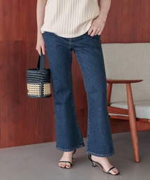 BAYFLOW | [もも周りすっきり]シェイプフィットフレアデニム(デニムパンツ)