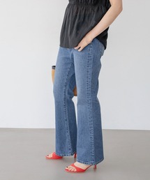 BAYFLOW | [もも周りすっきり]シェイプフィットフレアデニム(デニムパンツ)