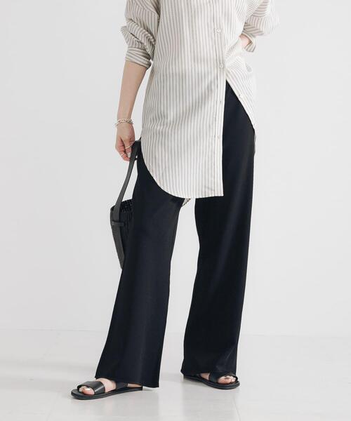 URBAN RESEARCH（アーバンリサーチ）の「ドライタッチハイゲージニットパンツ（その他パンツ・レディース・ブラック・36/38）」の2枚目の写真