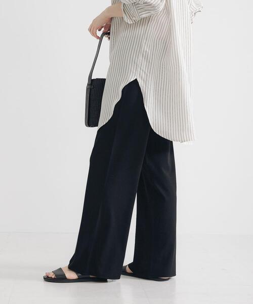 URBAN RESEARCH（アーバンリサーチ）の「ドライタッチハイゲージニットパンツ（その他パンツ・レディース・ブラック・36/38）」の4枚目の写真