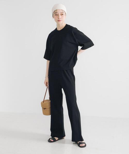 URBAN RESEARCH（アーバンリサーチ）の「ドライタッチハイゲージニットパンツ（その他パンツ・レディース・ブラック・36/38）」の7枚目の写真