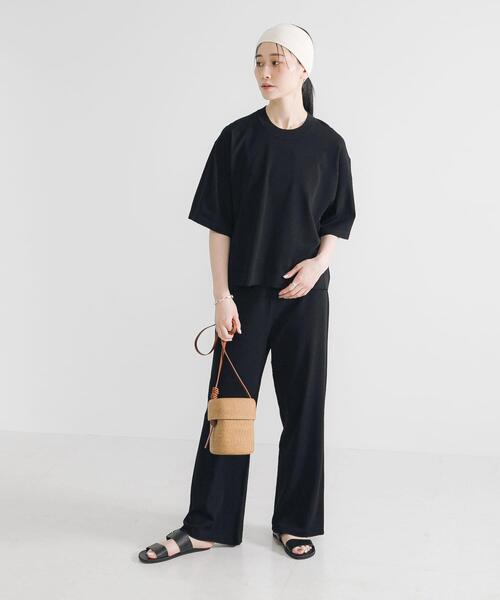 URBAN RESEARCH（アーバンリサーチ）の「ドライタッチハイゲージニットパンツ（その他パンツ・レディース・ブラック・36/38）」の8枚目の写真