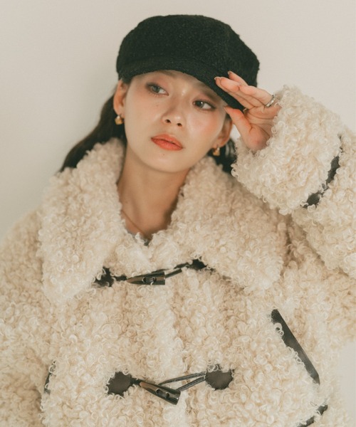 プードルファーダッフルコート（ダッフルコート）｜VANNIE U