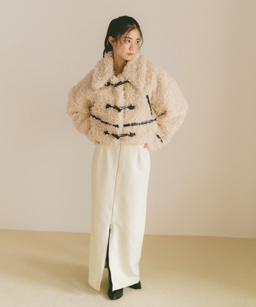 プードルファーダッフルコート（ダッフルコート）｜VANNIE U