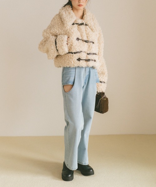 vannie u プードルファー ダッフルコート VANNIE U（ヴァニーユー）の「プードルファーダッフルコート（ダッフル