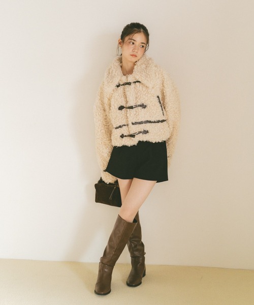 プードルファーダッフルコート（ダッフルコート）｜VANNIE U