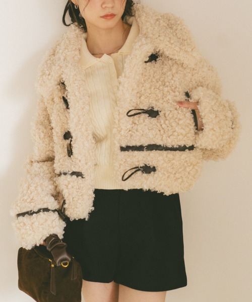 VANNIE U プードルファーダッフルコート VANNIE U（ヴァニーユー）の「プードルファーダッフルコート（ダッフル