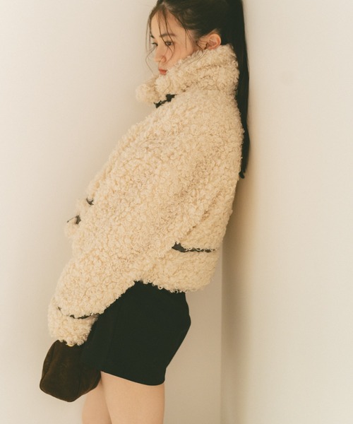 プードルファーダッフルコート（ダッフルコート）｜VANNIE U