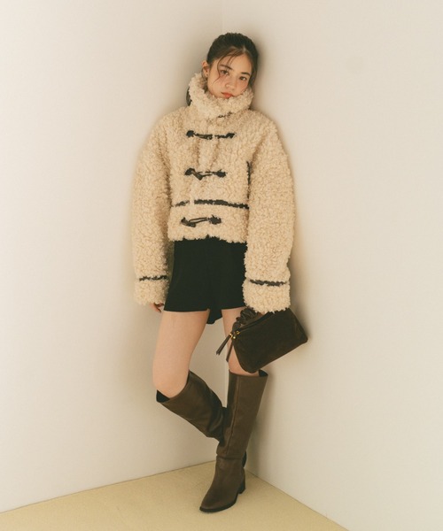 vannie u プードルファー ダッフルコート プードルファーダッフルコート（ダッフルコート）｜VANNIE U