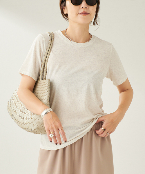 plage(プラージュ)の「EVER Tシャツ(Tシャツ/カットソー・レディース・ホワイト/ブラック/アイボリー・FREE)」の3枚目の写真