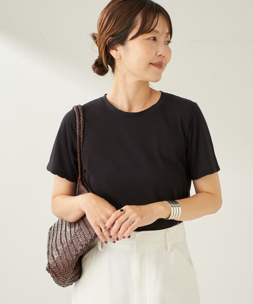 plage(プラージュ)の「EVER Tシャツ(Tシャツ/カットソー・レディース・ホワイト/ブラック/アイボリー・FREE)」の1枚目の写真