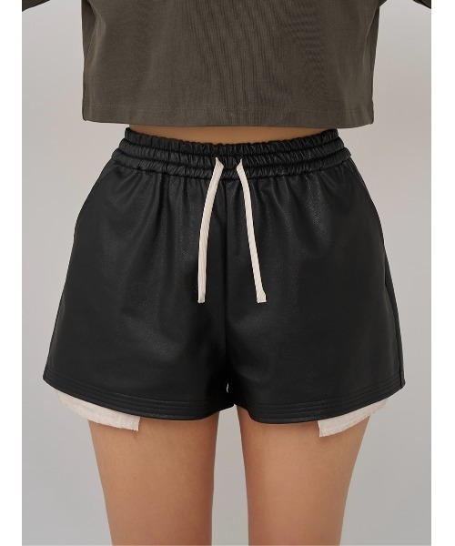 Darich ショートパンツ ダーリッチ Darich レイヤードツイルショートパンツ