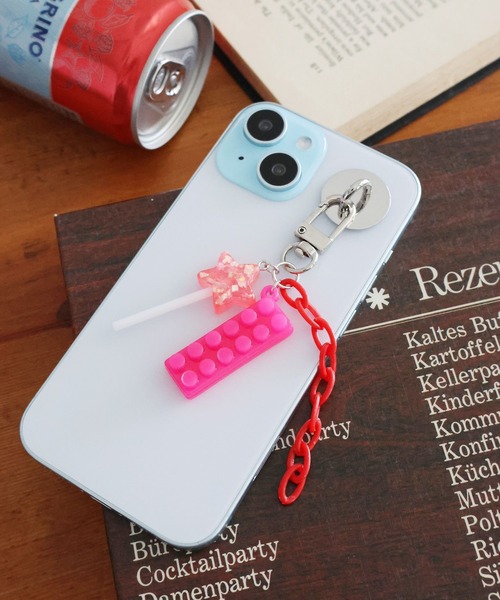 niko and...（ニコアンド）の「オリジナル スタースマホチャーム（チャーム・レディース・ピンク/ライトグリーン/ライトブルー・0）」の3枚目の写真