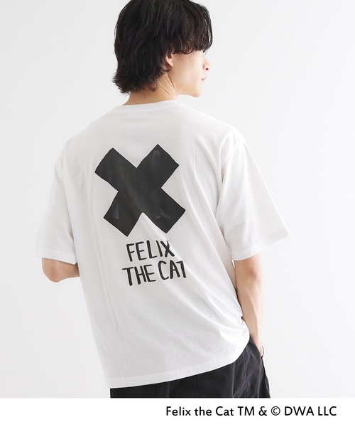 tk.TAKEO KIKUCHI(ティーケータケオキクチ)の「FELIX THE CAT Tシャツ(Tシャツ/カットソー・メンズ・ブラック/ホワイト/ホワイト系1/ブラック系・04/03/02)」の11枚目の写真