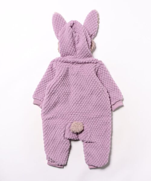 LaStella（ラステラ）の「ｱﾆﾏﾙﾛﾝﾊﾟｽ（ロンパース・キッズ・オフホワイト/イエロー/ラベンダー・80/70）」の5枚目の写真