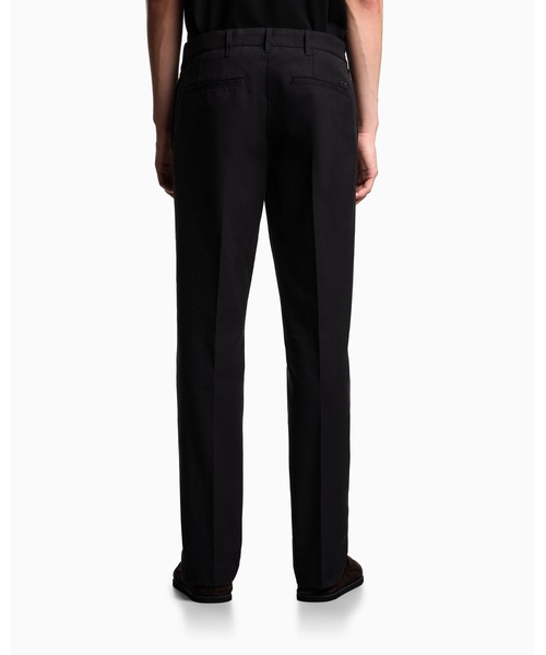 EMPORIO ARMANI（エンポリオアルマーニ）の「【エンポリオ アルマーニ】チノパンツ コットンツイル（チノパンツ・メンズ・ブラック・52/50/48/46）」の5枚目の写真