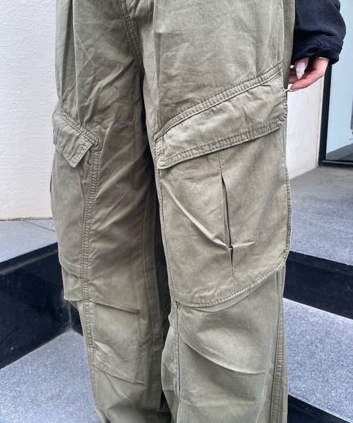 meJane（ミージェーン）の「ポケットカーゴパンツ（カーゴパンツ・レディース・ブラック/カーキ・FREE）」の7枚目の写真