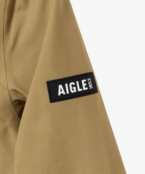 AIGLE（エーグル）の「GORE-TEX ゴアテックス 防水 防風性 透湿性 2レイヤーフーデッドジャケット RP（マウンテンパーカー・レディース・ダークネイビー/ベージュ/イエロー/ナチュラル・36/38/40）」の12枚目の写真