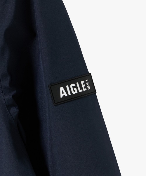 AIGLE（エーグル）の「GORE-TEX ゴアテックス 防水 防風性 透湿性 2レイヤーフーデッドジャケット RP（マウンテンパーカー・レディース・ダークネイビー/ベージュ/イエロー/ナチュラル・36/38/40）」の21枚目の写真