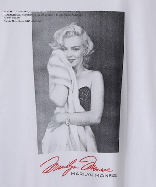 DISCOVERED（ディスカバード）の「mt9889-MARILYN MONROE TEE (SELF-PORTRAIT) Tシャツ(DC-SS26-CU-12)（Tシャツ/カットソー・メンズ・ホワイト/ブラック・1/2/3/4）」の8枚目の写真