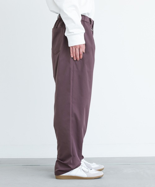 MDR(エムディアール)の「Dカン付きタックワイドパンツ(その他パンツ・メンズ・ブラック/パープル・L/M)」の19枚目の写真