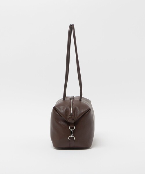 ＆MyuQ（アンドミューク）の「＜&MyuQ＞TAMTON SQEBAG（トートバッグ・レディース・ブラック/ダークブラウン・FREE）」の5枚目の写真