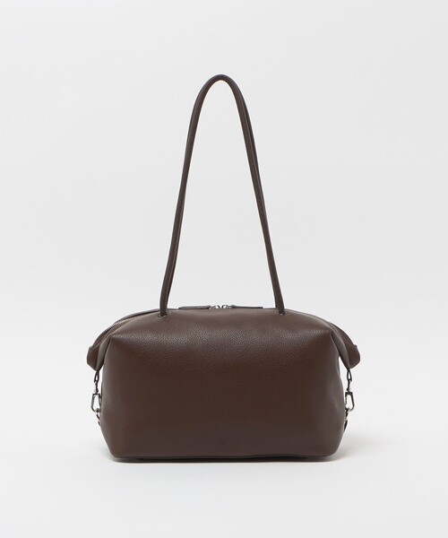 ＆MyuQ（アンドミューク）の「＜&MyuQ＞TAMTON SQEBAG（トートバッグ・レディース・ブラック/ダークブラウン・FREE）」の6枚目の写真