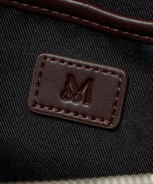 ＆MyuQ（アンドミューク）の「＜&MyuQ＞TAMTON SQEBAG（トートバッグ・レディース・ブラック/ダークブラウン・FREE）」の11枚目の写真