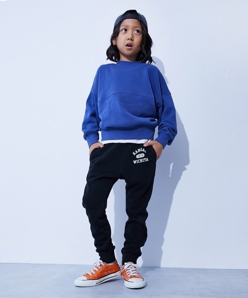 devirock(デビロック)の「デビラボ プリント スウェットパンツ(スウェットパンツ・キッズ・ブラック系2/ブラック系4/ベージュ系1/ブラック系1/ブラック系3/グレー系1/グレー系2/ブラック系5/グレー系3/ブラック系6・90cm/100cm/110cm/120cm/130cm/140cm/150cm/160cm)」の11枚目の写真