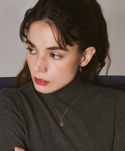 agete（アガット）の「K5ダイヤモンドネックレスチャーム（チャーム・レディース・ゴールド系その他・FREE）」の2枚目の写真