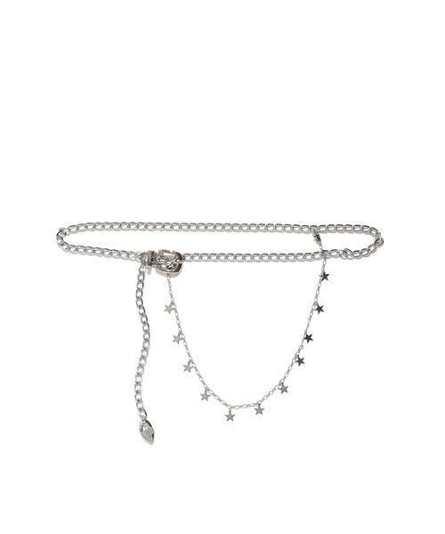 LILY BROWN（リリーブラウン）の「2wayモチーフチェーンベルト（ベルト・レディース・ゴールド/シルバー・F）」の4枚目の写真