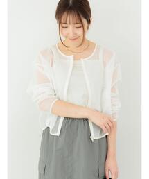 Te chichi TERRASSE（テチチテラス）の「メッシュノーカラーブルゾン（ブルゾン）」