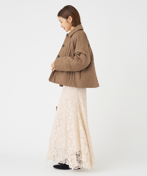 週末限定価格　IENA フラワーレースフレアスカート IENA（イエナ）の「フラワーレースフレアスカート◇（スカート）」 - WEAR