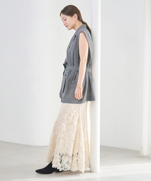 フラワーレース フレアスカート（スカート）｜IENA（イエナ）の